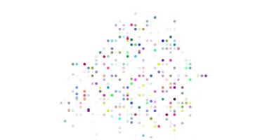 Post conceptual Belarus map with dynamic circles