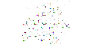 Belarus creative dots map in generative style