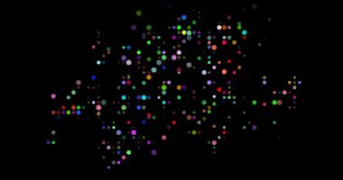 Post conceptual Switzerland map with dynamic circles