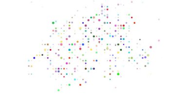 Artistic Video Inspiration from Generative Circles Building Switzerland Outline