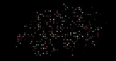 Switzerland silhouette map in generative art