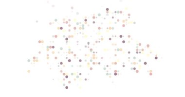 Modern Conceptual Art of Swiss Map Emerging from Kinetic Particles