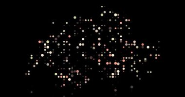 Generative abstract art of Switzerland silhouette