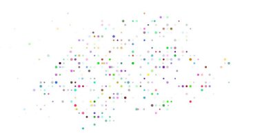 Creative modern Switzerland circle map formation