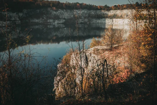 Озеро Закржовек Польше — стоковое фото