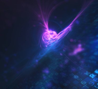 Internet bağlantısı ağ arka plan hareket efektleri ile.