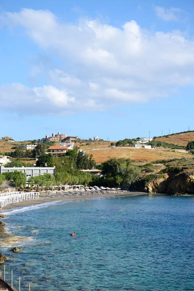 Spiaggia Dell Hotel Lusso Creta Grecia — Foto Stock