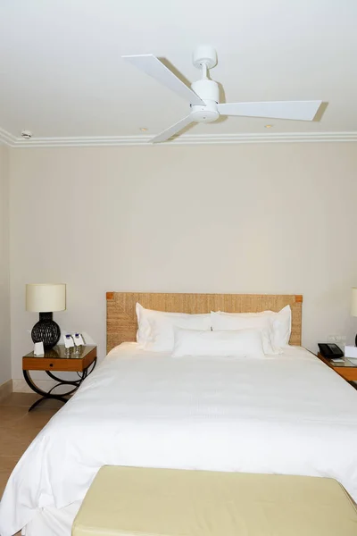 Bedroom Luxury Hotel Peloponnes Greece — Stock Photo, Image