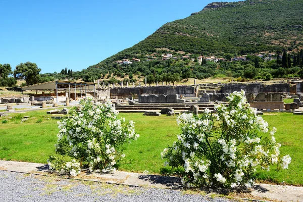 Ruiny Starověké Messene Messinia Peloponnes Řecko — Stock fotografie