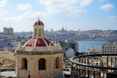 Sliema ve Valleta, Malta görünümü