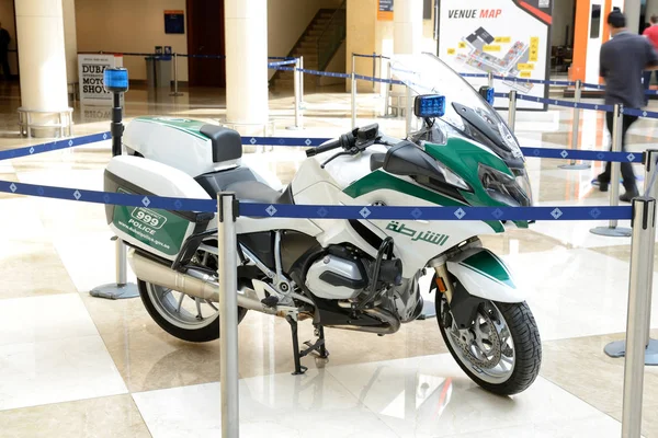 Dubai Emiratos Árabes Unidos Noviembre Moto Bmw Policía Dubái Está — Foto de Stock