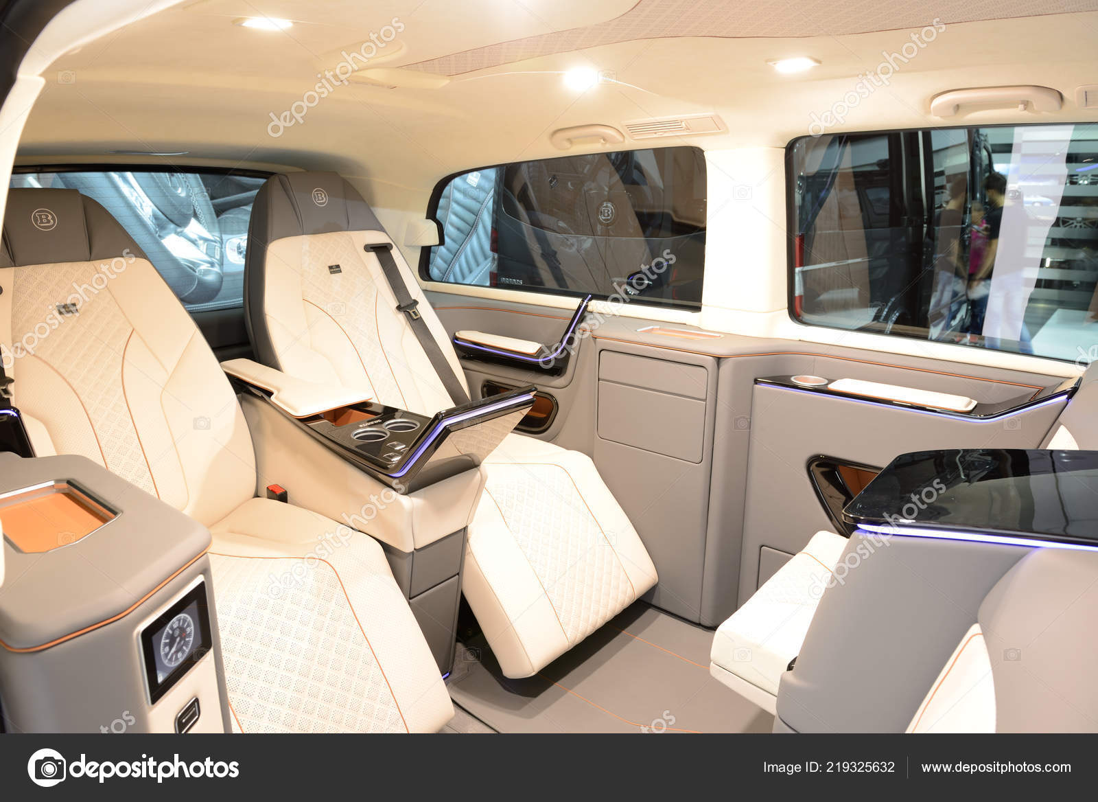 Dubai Uae November Mercedes Benz Brabus Class Van Interior
