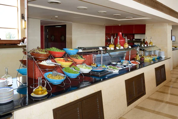 Het Restaurant Van Luxehotel Sharm Sheikh Egypte — Stockfoto