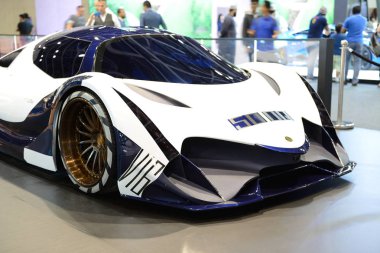 Dubai, Birleşik Arap Emirlikleri - 17 Kasım: Devel on altı supercar Dubai Motor Show 2017 üzerinde 17 Kasım 2017 üzerinde olduğunu 