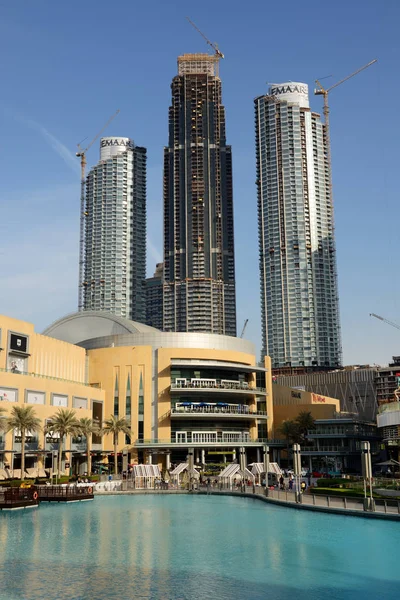 Dubaj Emiráty Listopadu Dubai Mall Světy Největší Nákupní Centrum Výstavba — Stock fotografie