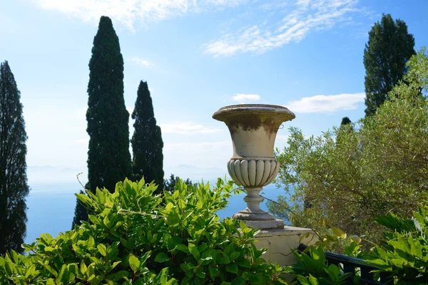 The sea view from Achilleion, Corfu island, Greece — Stock Photo, Image