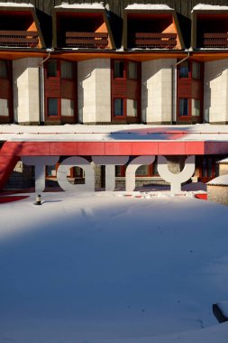 Jasna, Slovakya - 20 Ocak: The Grand sağlık otelin Jasna düşük Tatras. 22 Ocak 2017 Jasna, Slovakya pistes 49 km ile en büyük kayak merkezi Slovakya açıktır