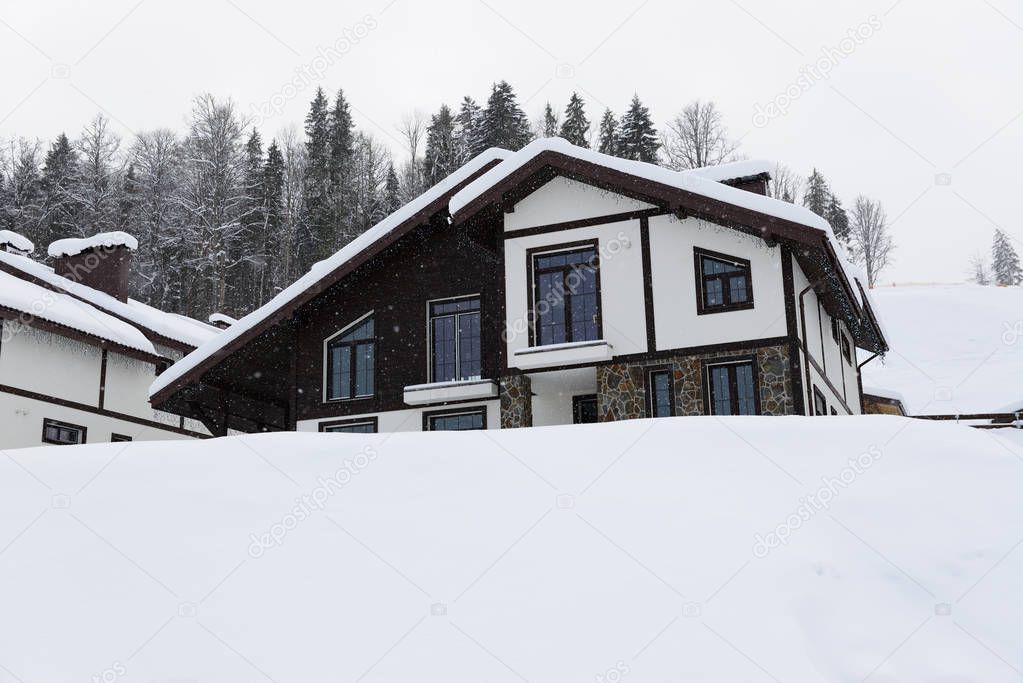 The holiday villa in Bukovel ski resort, Ukraine