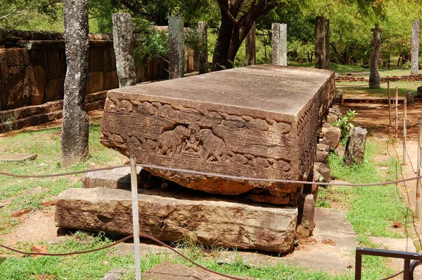 Rovine Polonnaruwa Antica Capitale Dello Sri Lanka — Foto Stock