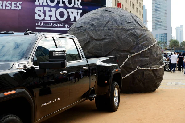 11月16日 Gmc Denali卡车在2019年11月16日迪拜车展 Dubai Motor Show 2019 — 图库照片