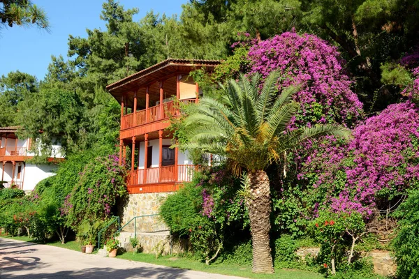 Building Luxury Hotel Turkish Resort Fethiye Turkey — Stock Photo, Image