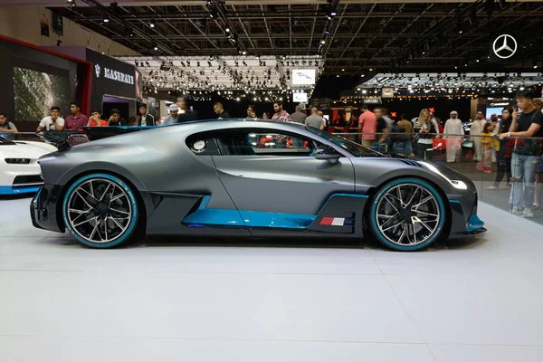 Dubai Uae November Bugatti Divo Sportscar Dubai Motor Show 2019 — Stock Photo, Image