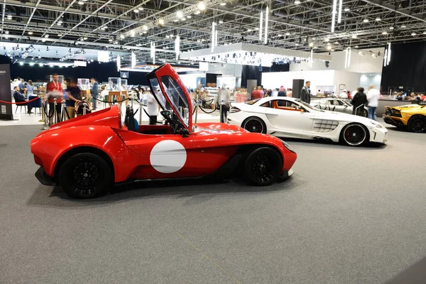 Dubai Emirados Árabes Unidos Novembro Carro Esportivo Jannarelly Design Está — Fotografia de Stock