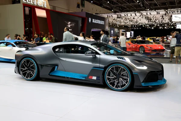 Dubai Uae November Bugatti Divo Sportscar Dubai Motor Show 2019 — Stock Photo, Image