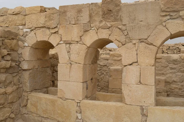 Παγκόσμιας Ιστορικής Κληρονομιάς Της Shivta Στην Έρημο Negev — Φωτογραφία Αρχείου