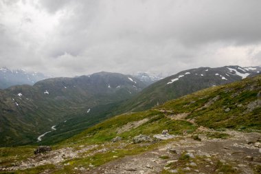 Avrupa Yaz seyahat dağlar ve göller Scandinavia