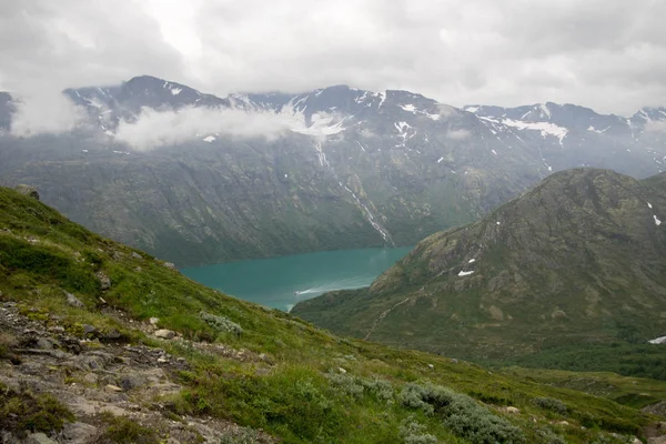 Europa Zomer Reizen Bergen Meren Van Scandinavië — Stockfoto