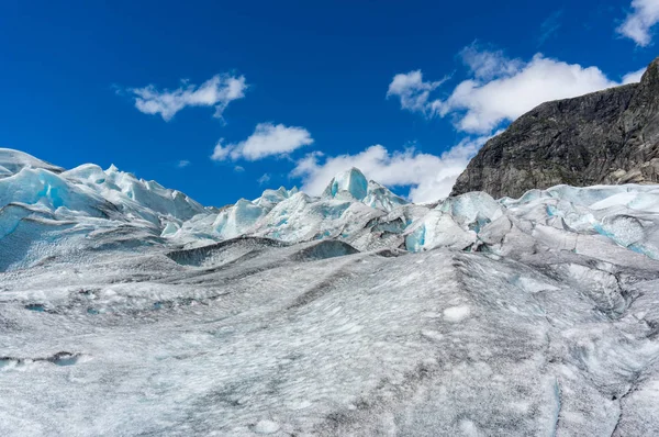 Glaciar Buen Tiempo Noruega Viajes Verano —  Fotos de Stock