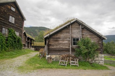 Norveç Halk mirası yaz ecomuseum içinde seyahat