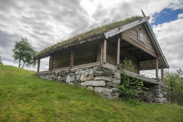 Folk Erfgoed Van Noorwegen Zomer Ecomuseum Reizen — Stockfoto