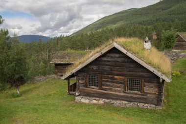 Norveç Halk mirası yaz ecomuseum içinde seyahat