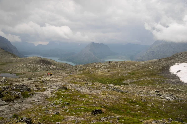 Voyage Été Europe Dans Les Montagnes Les Lacs Scandinavie — Photo