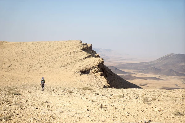 Senderismo Desierto Israel Negev Para Salud Diversión — Foto de Stock