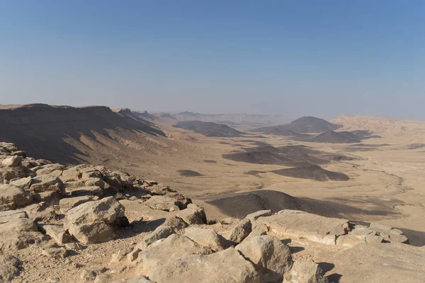 Podróż Izraelu Pustynny Krajobraz Wakacje — Zdjęcie stockowe