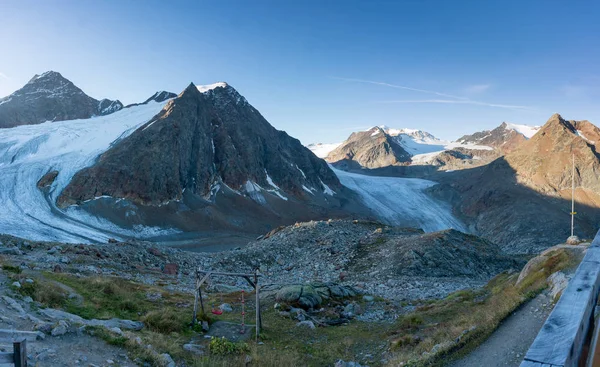 Viajes Senderismo Tyrop Alps Para Vacaciones Verano — Foto de Stock