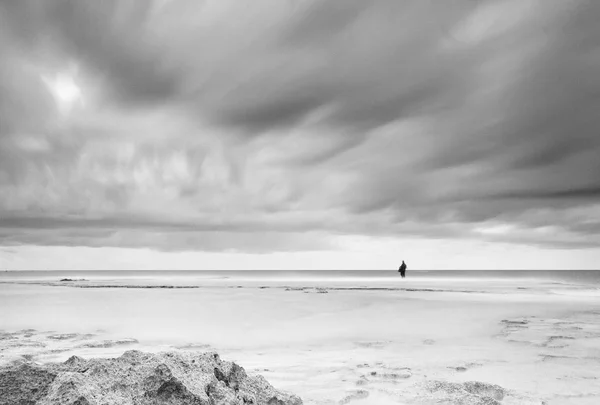 Nuvole Vento Tempesta Tempo Uomo — Foto Stock