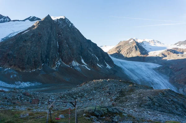 Viagens Caminhada Tyrop Alps Para Férias Verão — Fotografia de Stock