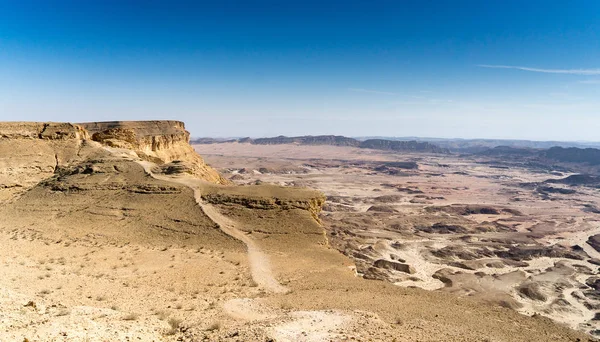 Пустынные Пейзажи Походы Израиле — стоковое фото