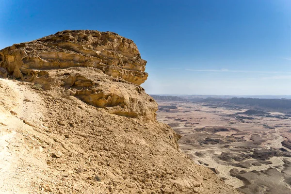 Desert Landscapes Hiking Israel Vacation — Stock Photo, Image