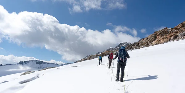 Aventure en montagne dans les Alpes du Tyrol — Photo