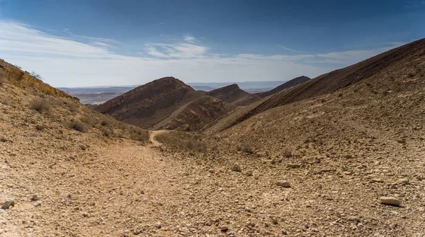 Desert landscapes in Israel travel adventure — Stock Photo, Image