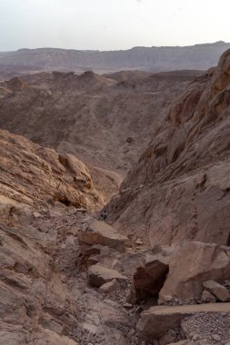 Arava çöl İsrail Timna parkta Seyahat