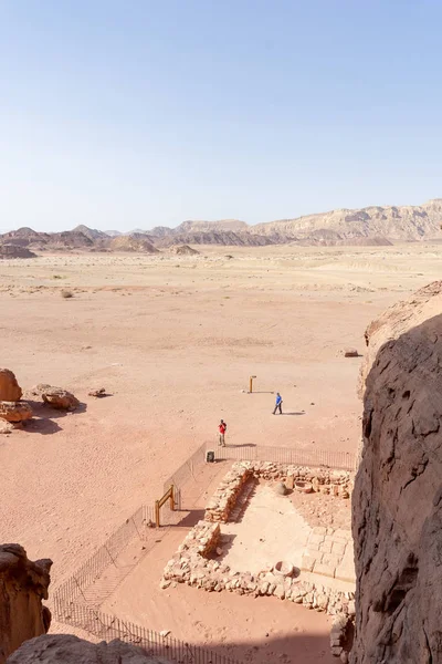 Ταξίδι στο πάρκο Timna της ερήμου Αράβα Ισραήλ — Φωτογραφία Αρχείου