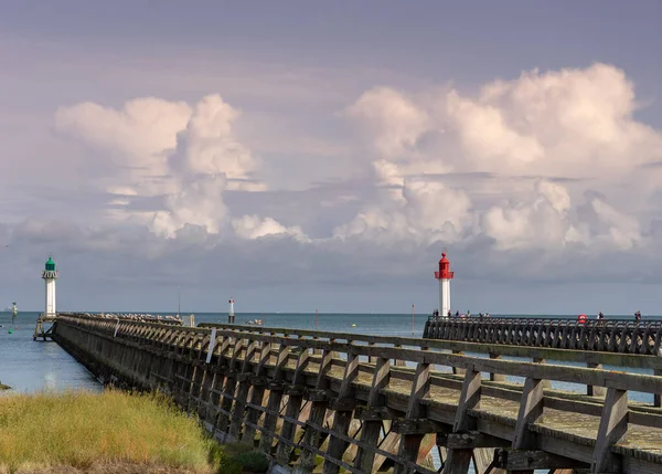 Porto marítimo em normandy — Fotografia de Stock