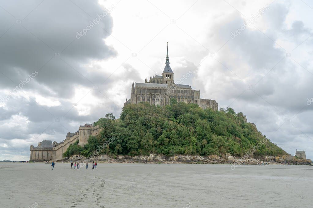 Mont Saint Michel in Normandy, France attraction