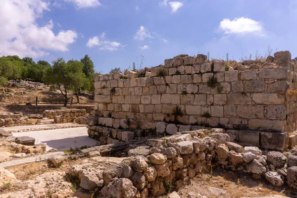 Bijbelse Shiloh Ruïnes Van Historische Stad Samaria — Stockfoto